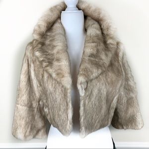 Arden B Real Fur Jacket Sz m